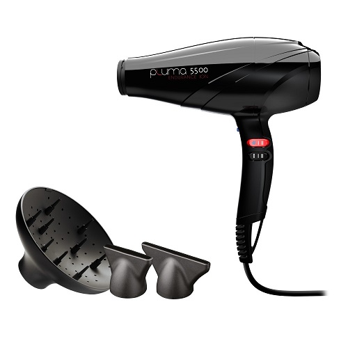 Фен для волос GA.MA PLUMA 5500 ENDURANCE ION - IT (черный)