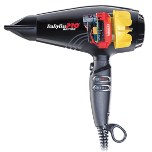 Фен BaByliss PRO Rapido Ferrari BAB7000IE 2200W + глушитель, диффузор