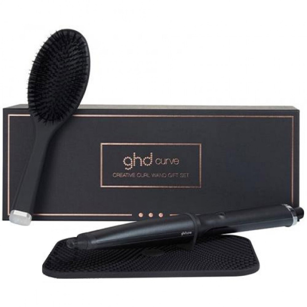 Подарочный набор Королевская династия плойка Curve Creative Curl Wand + Щетка + Коврик и перчатка GHD (99350052058)