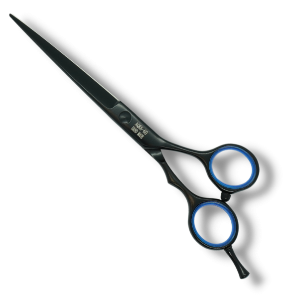 Ножницы парикмахерские черные прямые 6 дюймов AQK6-60B